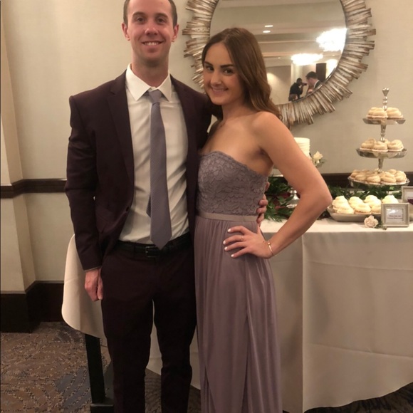 David’s bridal strapless dress - Picture 4 of 5